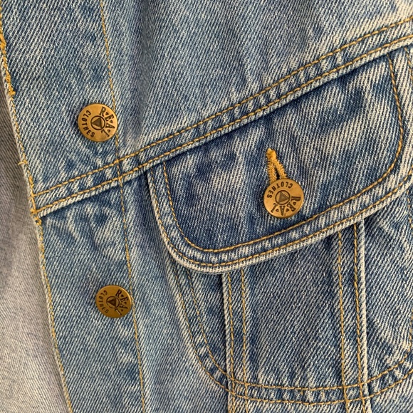 VINTAGE Denim 👖 Vest - Picture 4 of 9